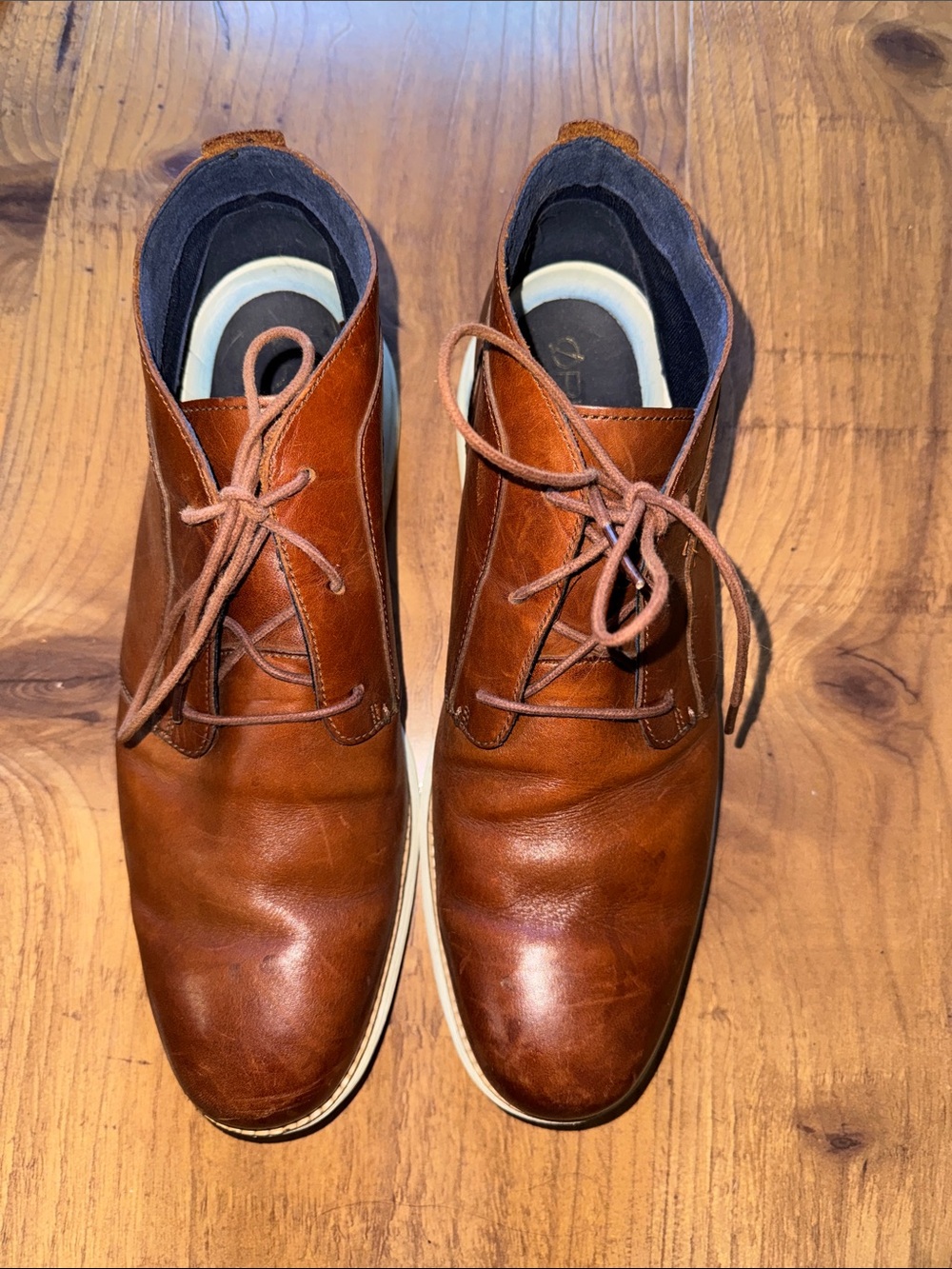 Cole Haan Men's Chestnut Brown Leather Original Grand Boots